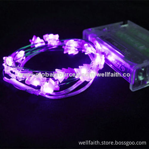 LED String Light with Christmas Decoration and Battery-powered